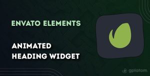 Download Animated heading addon – widget for Elementor