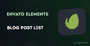 Download Blog Post List Addon For Elementor