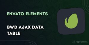 Download BWD Ajax Data Table Addon For Elementor