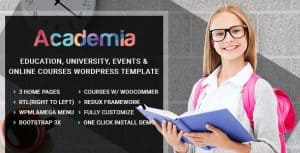 Download Academia - Education Center WordPress Theme