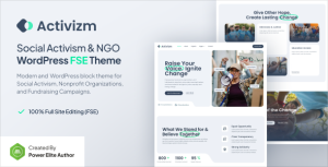 Download Activizm – Social Activism & NGO Gutenverse FSE WordPress Block Theme GPL WordPress Plugin