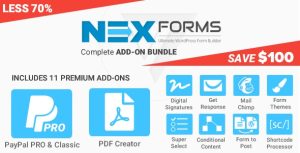 Download Add-on Bundle for NEX-Forms - GPL WordPress Plugin