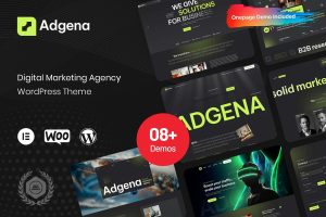 Download Adgena - Digital Marketing Agency WordPress Theme GPL WordPress Plugin