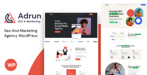 Download Adrun - Seo & Marketing Agency WordPress Theme