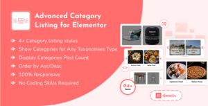 Download Advanced Category Listing for Elementor