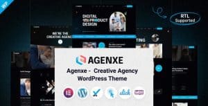 Download Agenxe – Creative Agency WordPress Theme