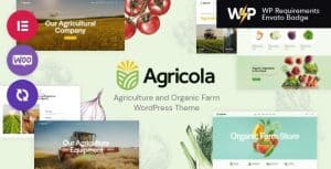 Download Agricola - Agriculture and Organic Farm WordPress Theme