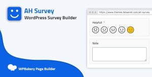 Download AH Survey - Survey Builder With Multiple Questions Types - GPL WordPress Plugin