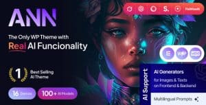 AI ANN - AI Generator & AI Agency WordPress Theme