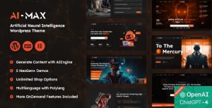 Download AIMAX - AI Agency WordPress Theme GPL WordPress Plugin