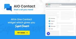 Download AIO Contact - All in One Contact Widget - Support Button
