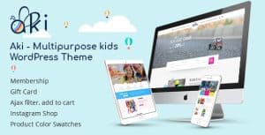 Download Aki - Multipurpose Kids WordPress Theme