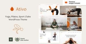 Download Ativo - Pilates Yoga WordPress Theme