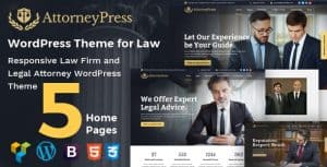 Download Attorney Press - Lawyer WordPress Theme