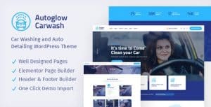 Download Autoglow -  Car Wash WordPress Theme