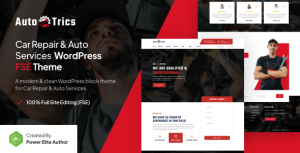 AutoTrics – Car Repair & Auto Service FSE WordPress Theme