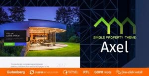 Download Axel - Single Property Real Estate Theme