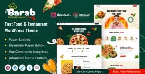 Download Barab - Fast Food & Restaurant WordPress Theme