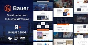 Download Bauer | Construction and Industrial WordPress Theme