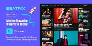 Download Beatrix - Modern Magazine WordPress Theme
