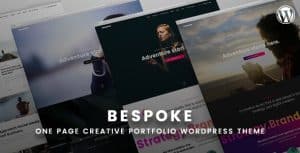 Download Bespoke - Onepage Creative WordPress Theme