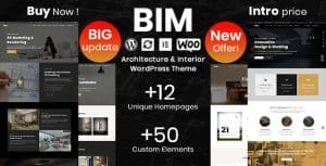Download BIM - Architecture & Interior Design Elementor WordPress Theme