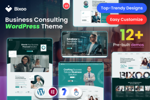 Download Bixoo - Business Consulting WordPress Theme GPL WordPress Plugin