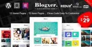 Download Bloxer - Blog & Magazine WordPress Theme