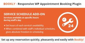 Download Bookly Service Schedule (Add-on)