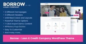 Download Borrow - Loan Company Responsive WordPress Theme