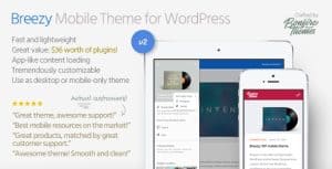 Download Breezy: Mobile Theme for WordPress