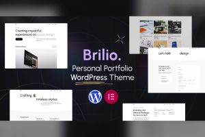 Download Brilio - Personal Portfolio WordPress Theme GPL WordPress Plugin