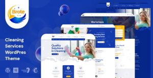 Download Brote - Cleaning Services WordPress Theme