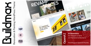 BuildMax - Renovation & Painting WordPress Theme