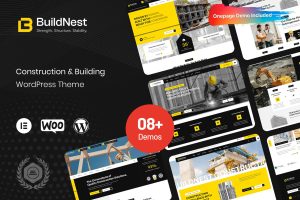 Download Buildnest - Construction WordPress Theme GPL WordPress Plugin