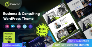 Buscon - Business Consulting WordPress Theme