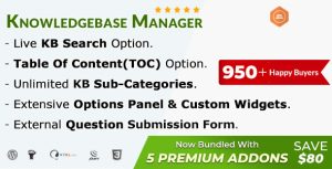Download BWL Knowledge Base Manager GPL WordPress Plugin