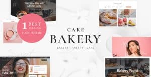 Download Cake Bakery - Pastry WordPress GPL WordPress Plugin