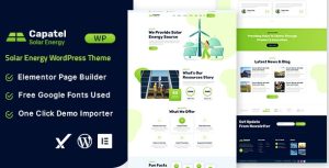 Download Capatel – Solar Energy WordPress Theme GPL WordPress Plugin