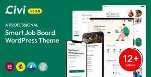 Download Civi - Job Board WordPress Theme