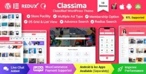 Download Classima - Classified Ads WordPress Theme