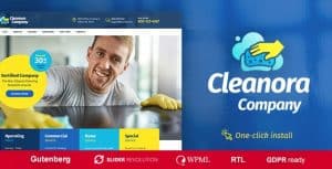 Download Cleanora - Cleaning Services Theme