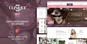 Download Clinique - Wellness Luxury Spa Resort WordPress Theme