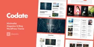 Codate - Modern Magazine and Blog WordPress Theme