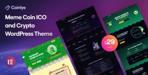 Download Coinlye - Meme coin ICO & Crypto WordPress Theme