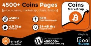 Download Coins MarketCap - WordPress Cryptocurrency Plugin