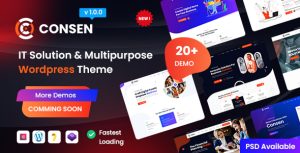 Consen - Business Consulting & IT Company WordPress Theme