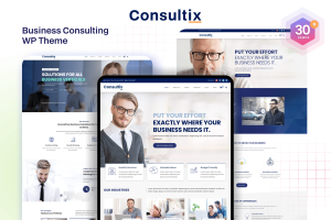 Download Consultix - Business Consulting WordPress Theme GPL WordPress Plugin