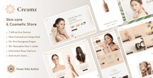 Download Creamz - Beauty Salon & Spa WooCommerce