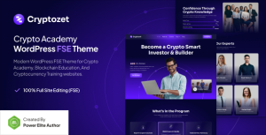 Download Cryptozet – Crypto & Blockchain Academy Gutenverse FSE WordPress Block Theme GPL WordPress Plugin